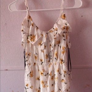 NEW floral ruffle jumpsuit